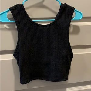 Black Crop Top